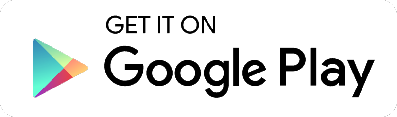 White Google Play button